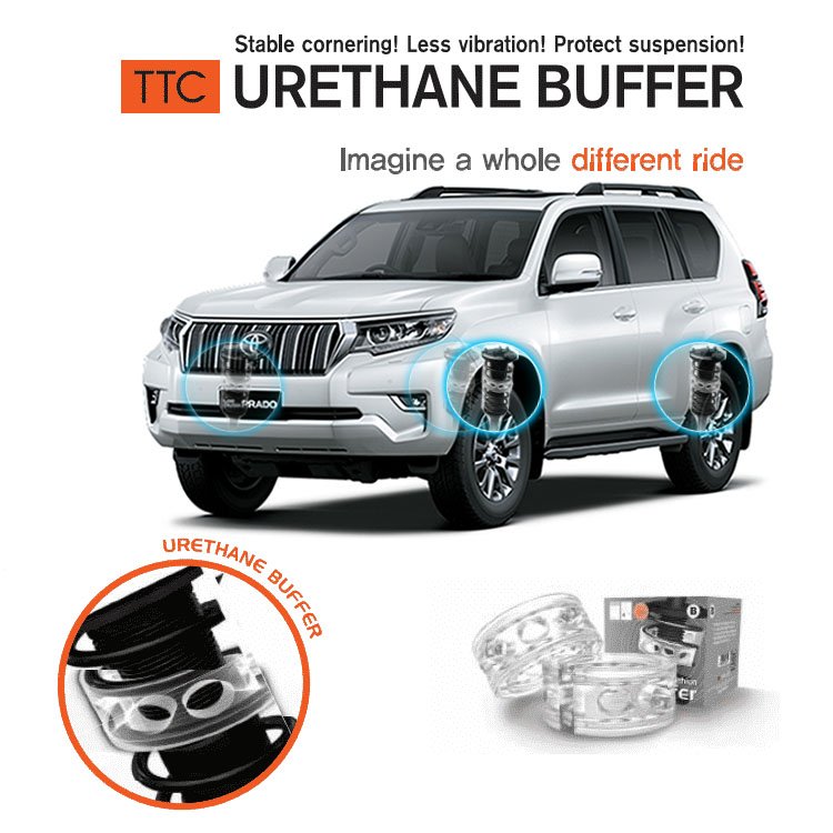 TTC Urethane Cushion Buffer for Toyota land cruiser proado (LC70-LC-90-LC120andLC)150
