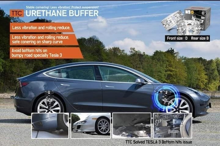 TTC Urethane Cushion Buffer for Tesla Model 3/Y - Image 2